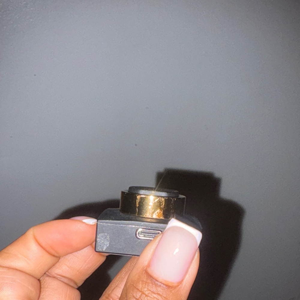 Gold UltraHuman Ring and Charger